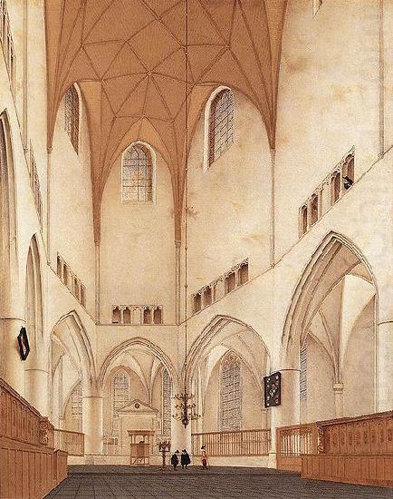 Pieter Jansz Saenredam Interior of the Choir of Saint Bavo's Church at Haarlem. china oil painting image